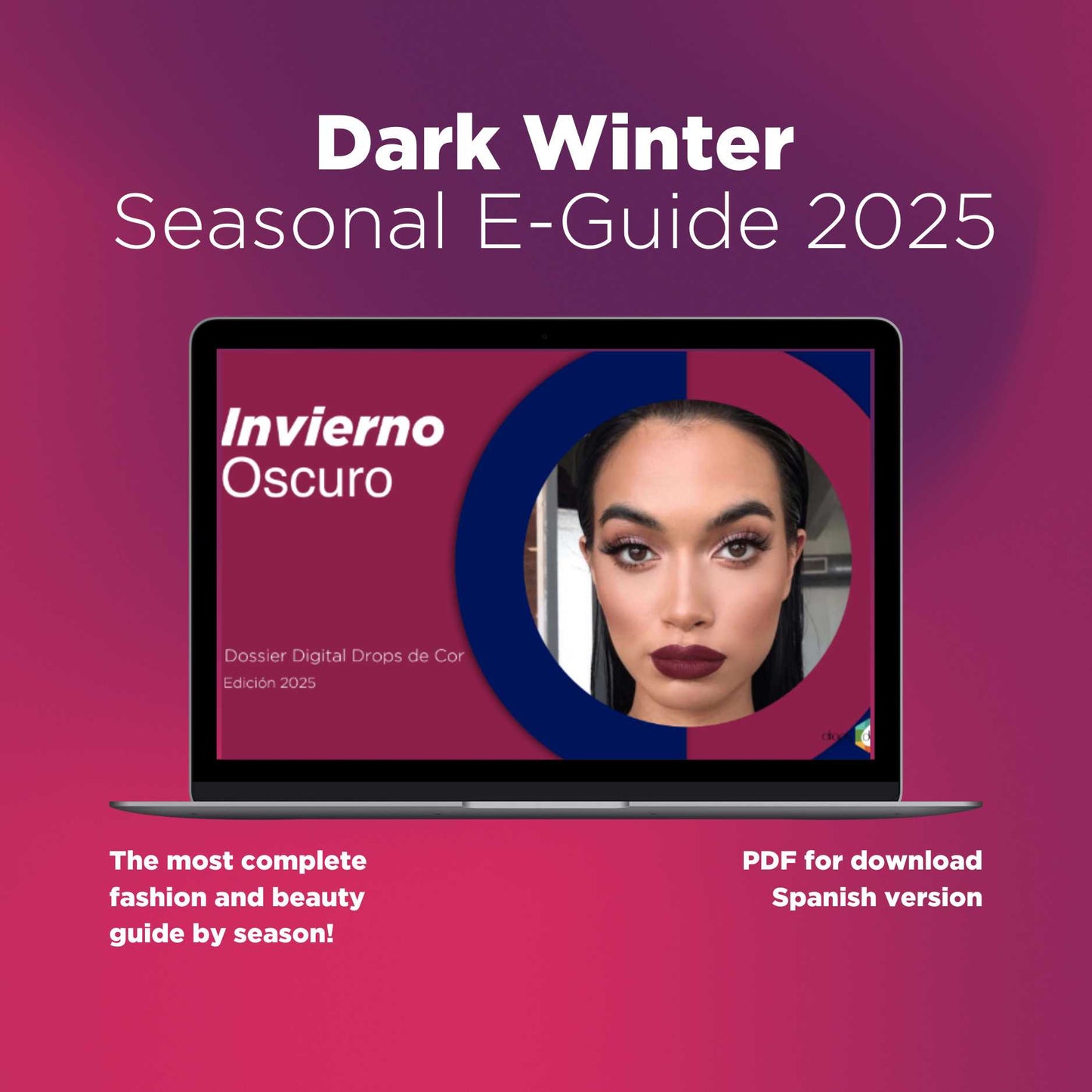 Guía electrónica de análisis de color estacional - Invierno oscuro - Versión en español
