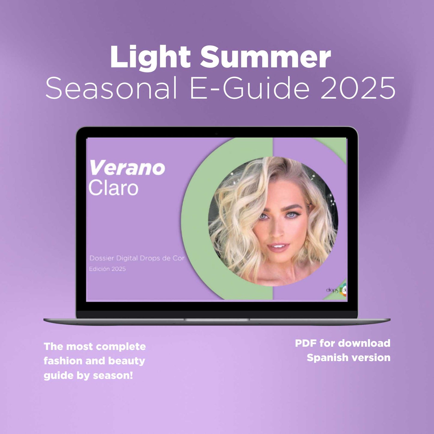 Seasonal Color Analysis E-Guide - Light Summer - Spanish Version