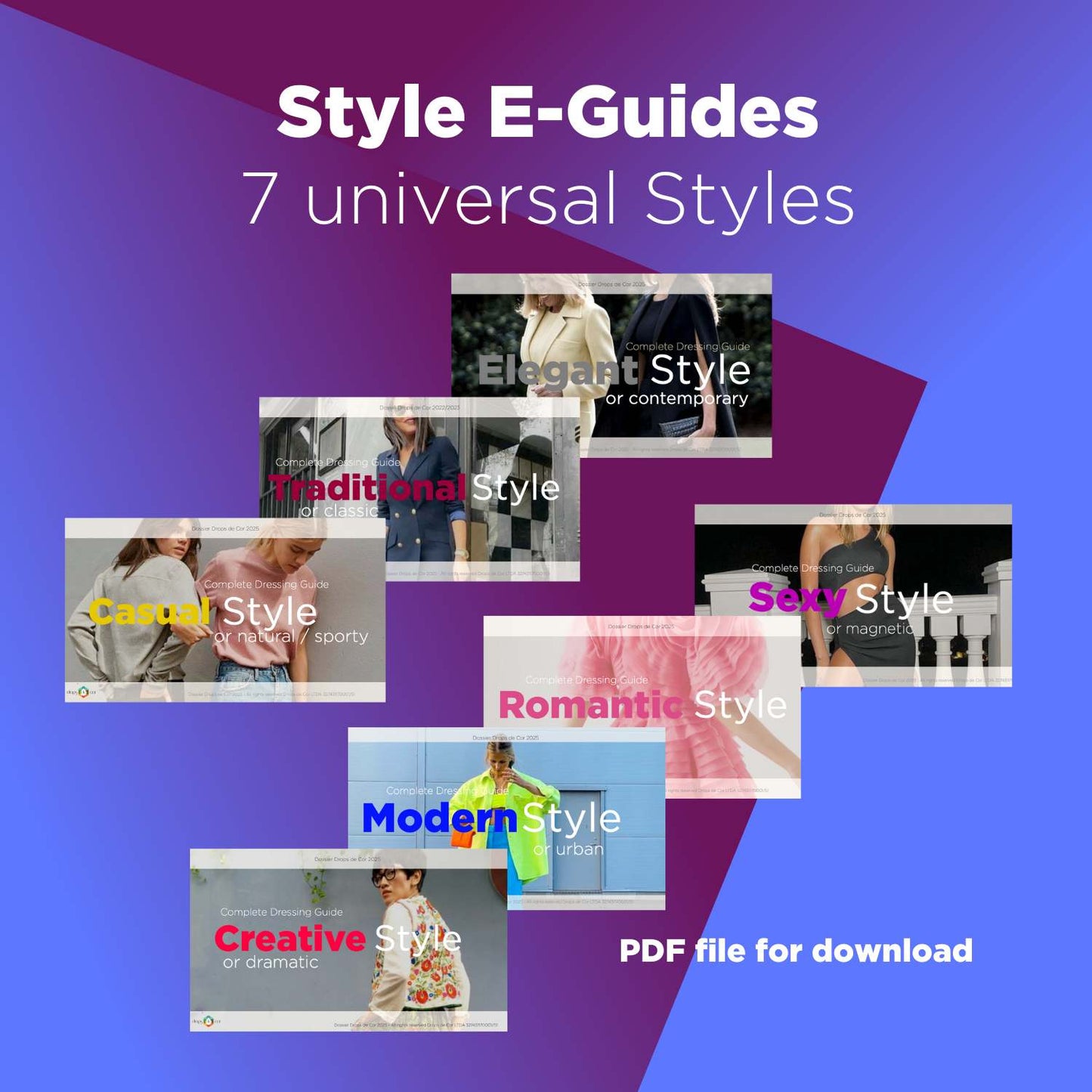 Guías electrónicas de estilo: 7 estilos universales