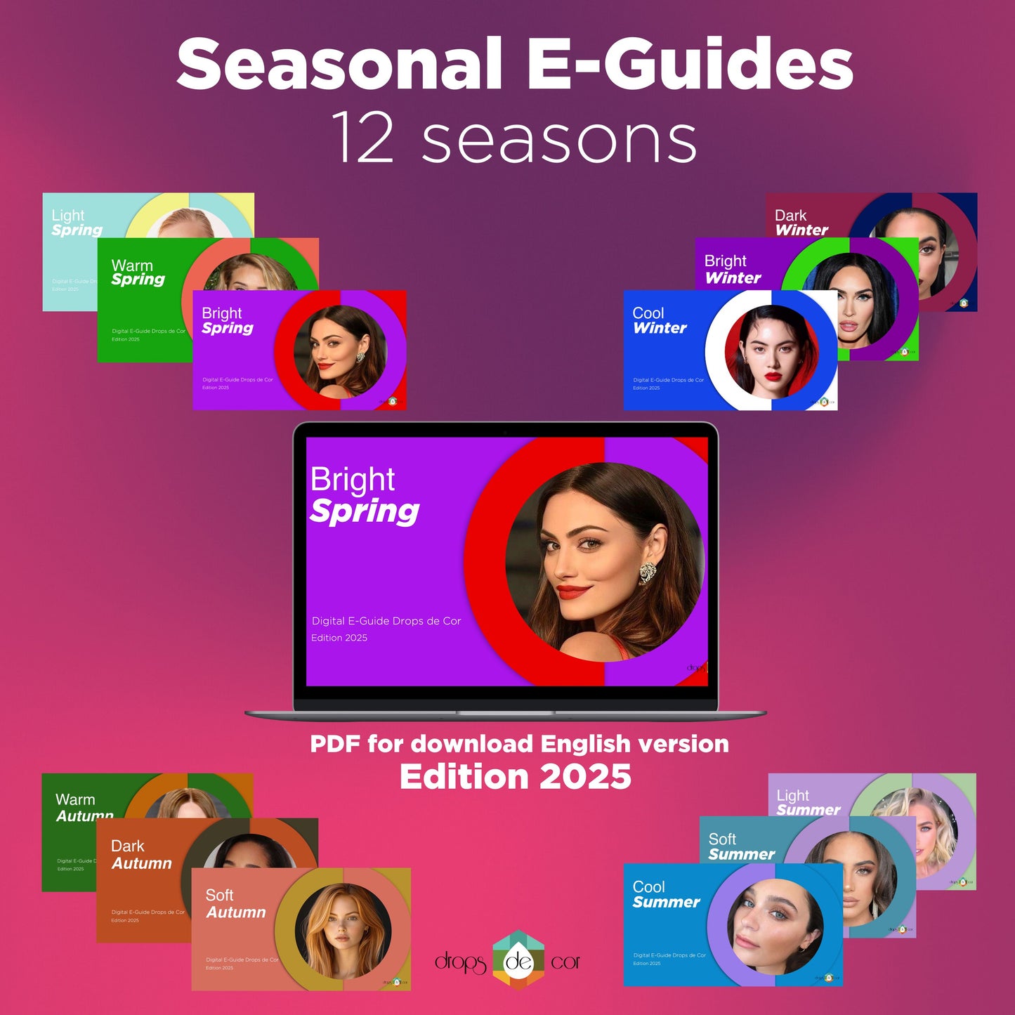 Color Analysis Seasonal E-Guides - 12 Seasons