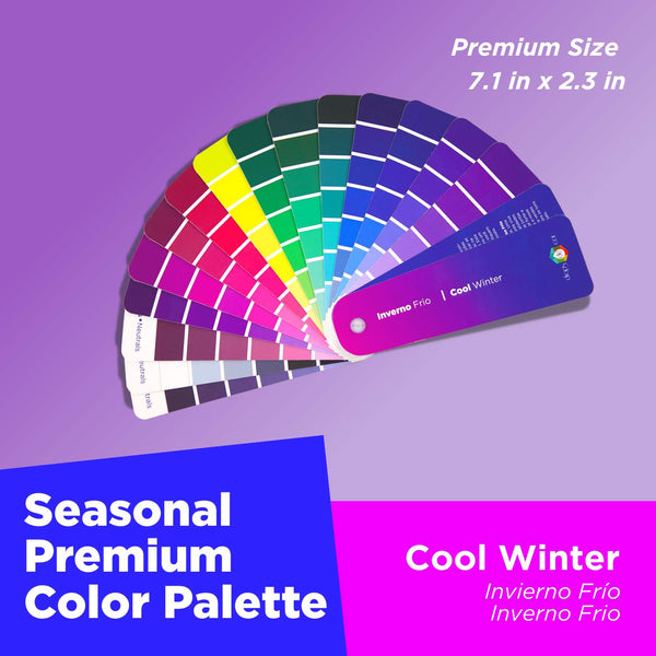 Seasonal Color Analysis Palette Premium - Cool Winter