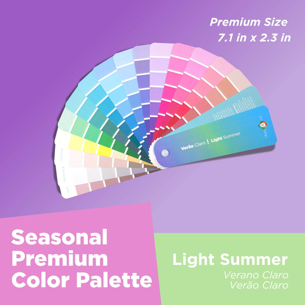 Seasonal Color Analysis Palette Premium - Light Summer