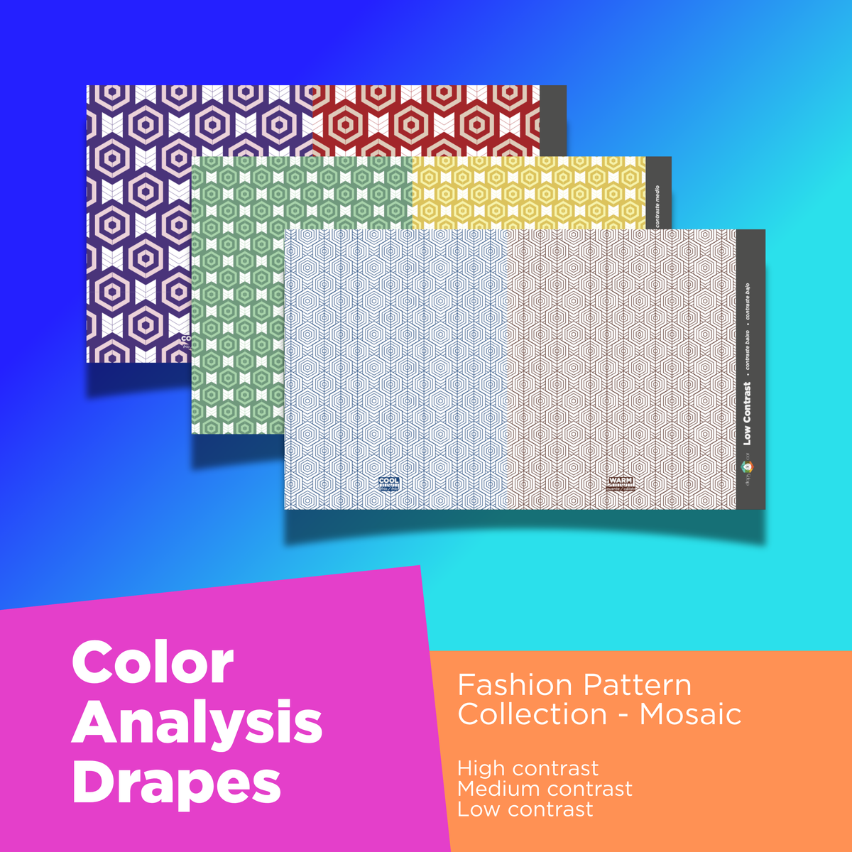 New 2026 Edition – Drapes Mosaic – Fashion Print Collection