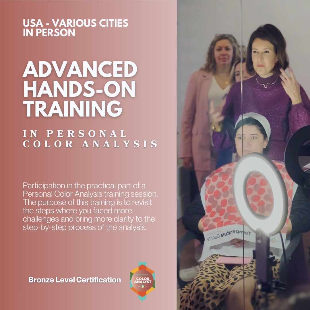 Capacitación práctica avanzada en análisis de color personal