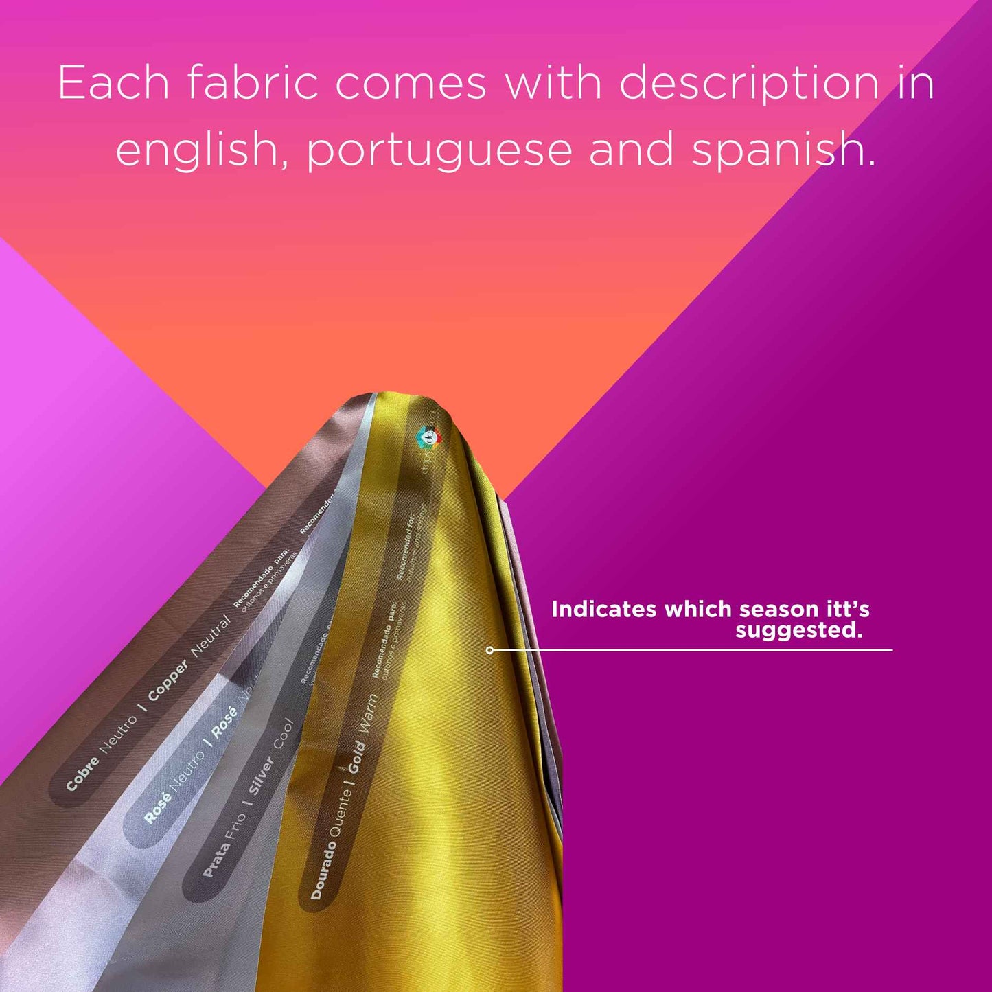 Premium Metals Fabrics for Color Analysis