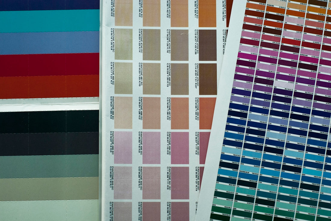 a picture of some different colors of paint