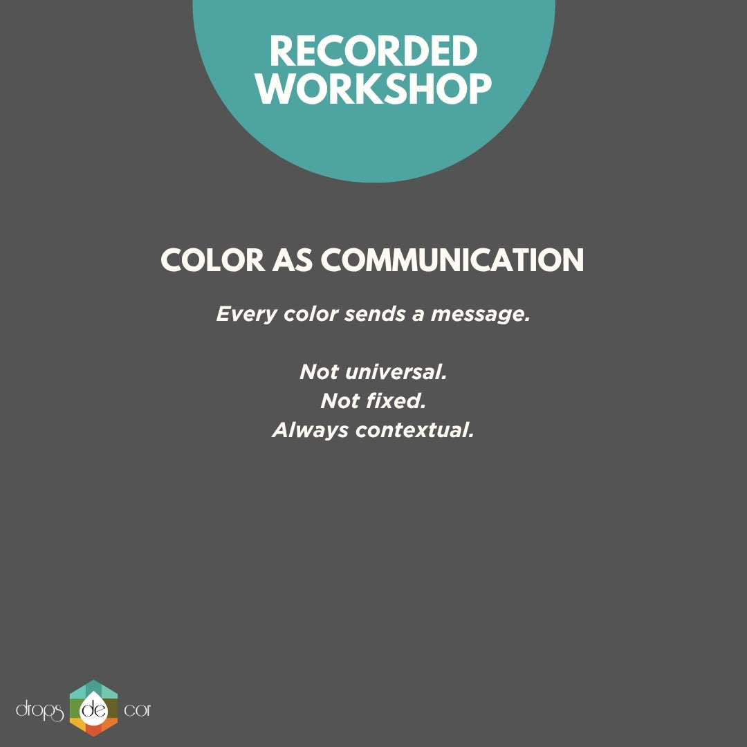 Workshop Reading Personality Through Color Preference - On-demand