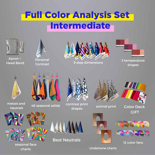 Conjunto completo de análisis de color: intermedio