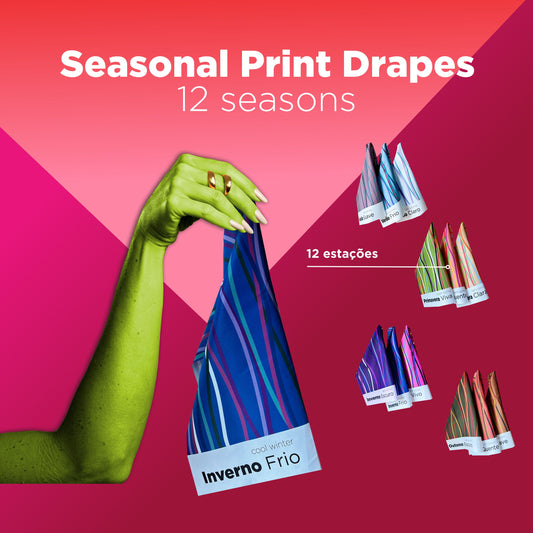 Seasonal Printed Drapes - 12 Seasons
