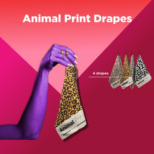 Animal Print Drapes Set