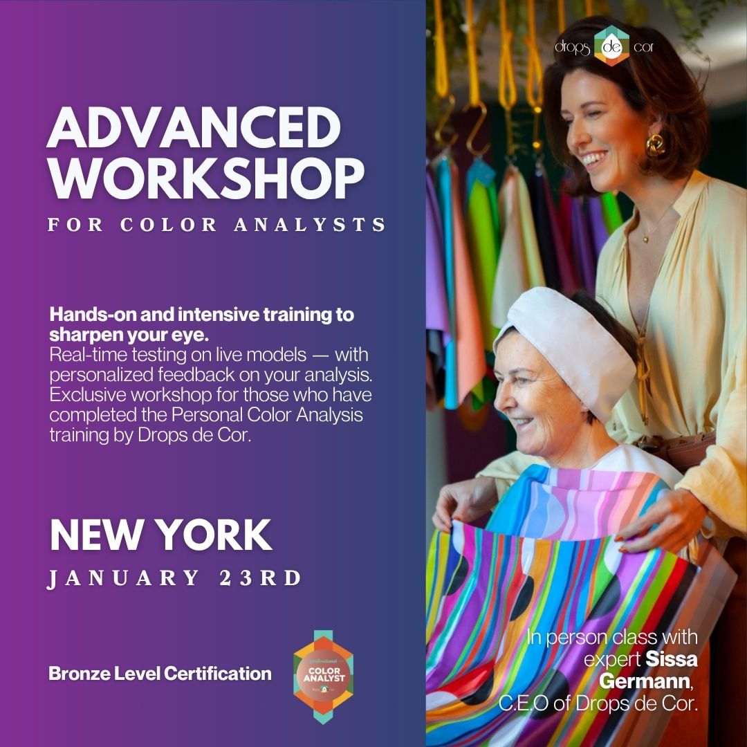 6. Advanced Workshop for Color Analysts - New York January 23rd