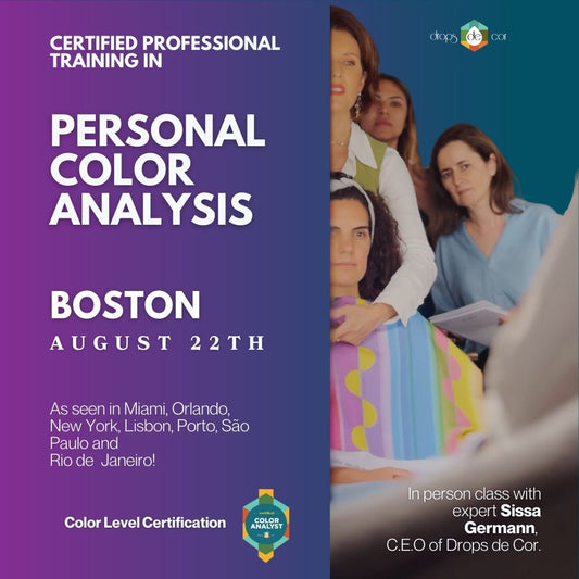 3. Color Analysis In Person Training Course - Boston August 22th