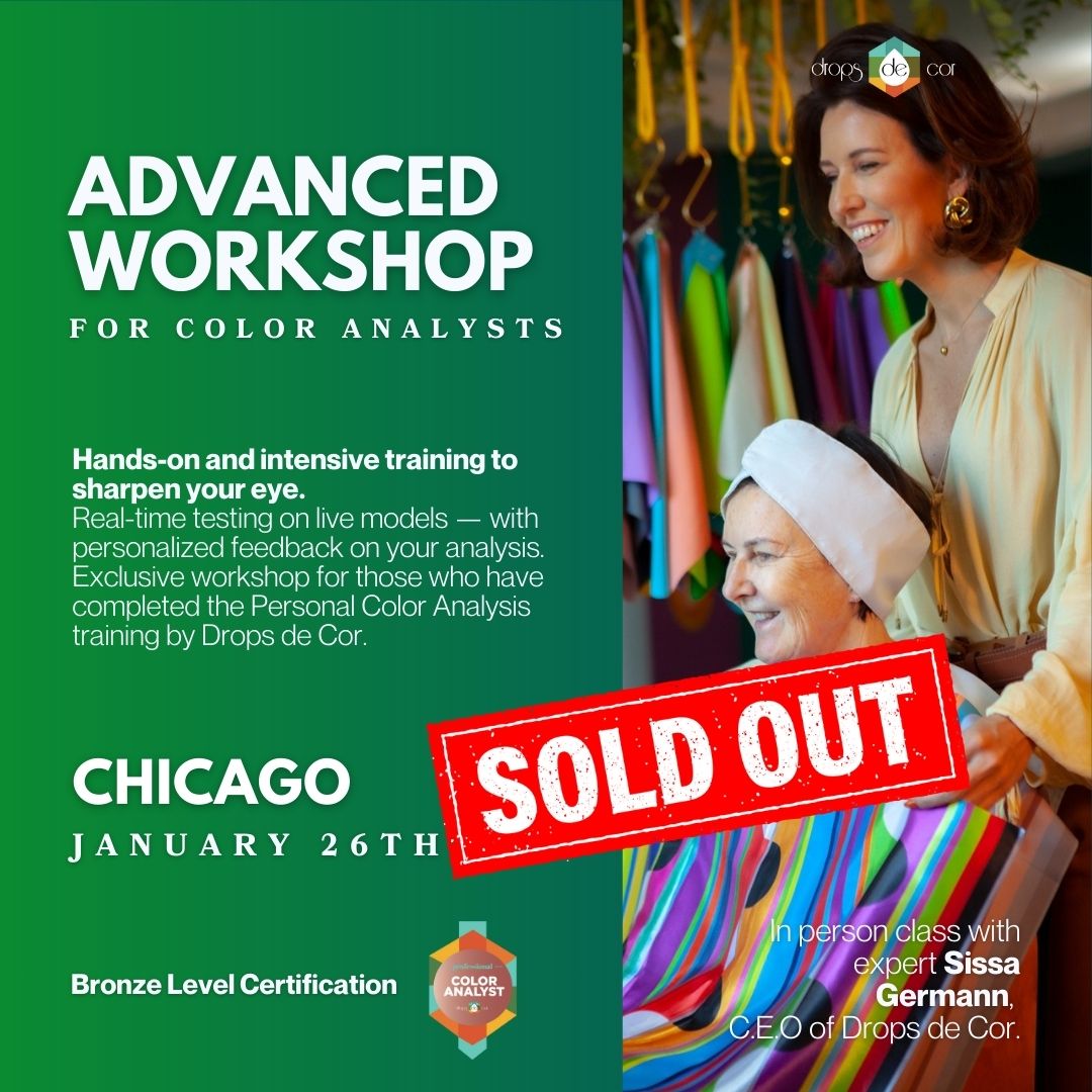 Advanced Workshop for Color Analysts - Chicago January 26th