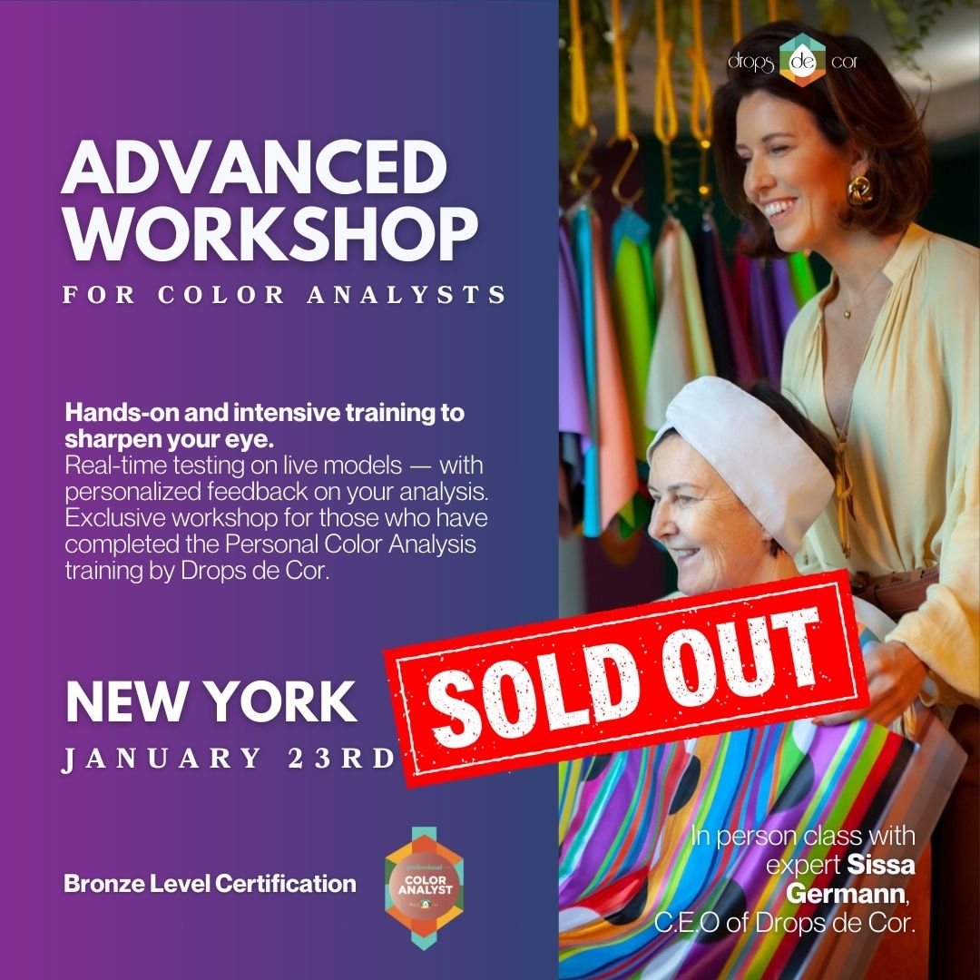Advanced Workshop for Color Analysts - New York January 23rd