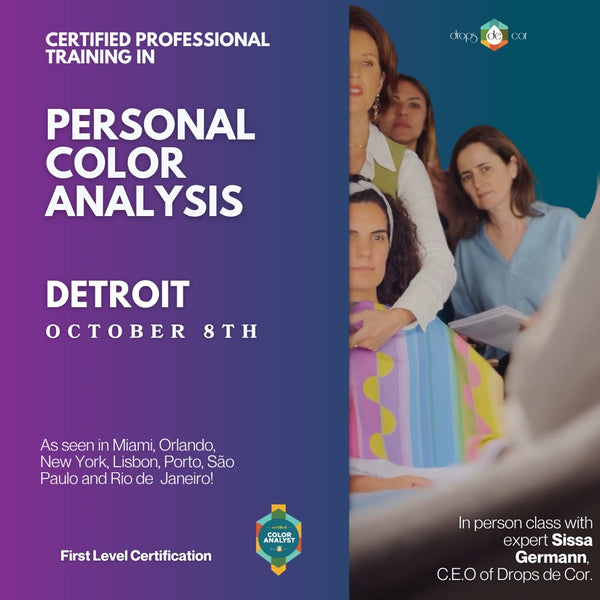 Color Analysis In Person Training Course - Detroit - October 8th