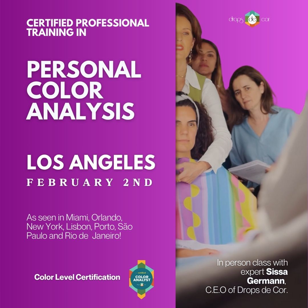 6 - Color Analysis In Person Training Course - Los Angeles - February 2nd