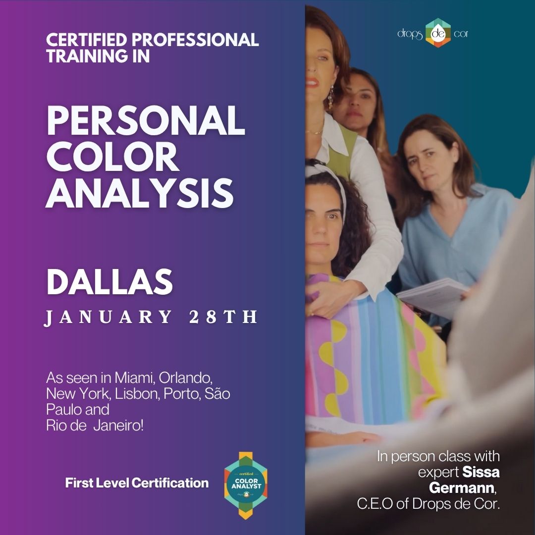 5 - Color Analysis In Person Training Course - Dallas  - January 28th