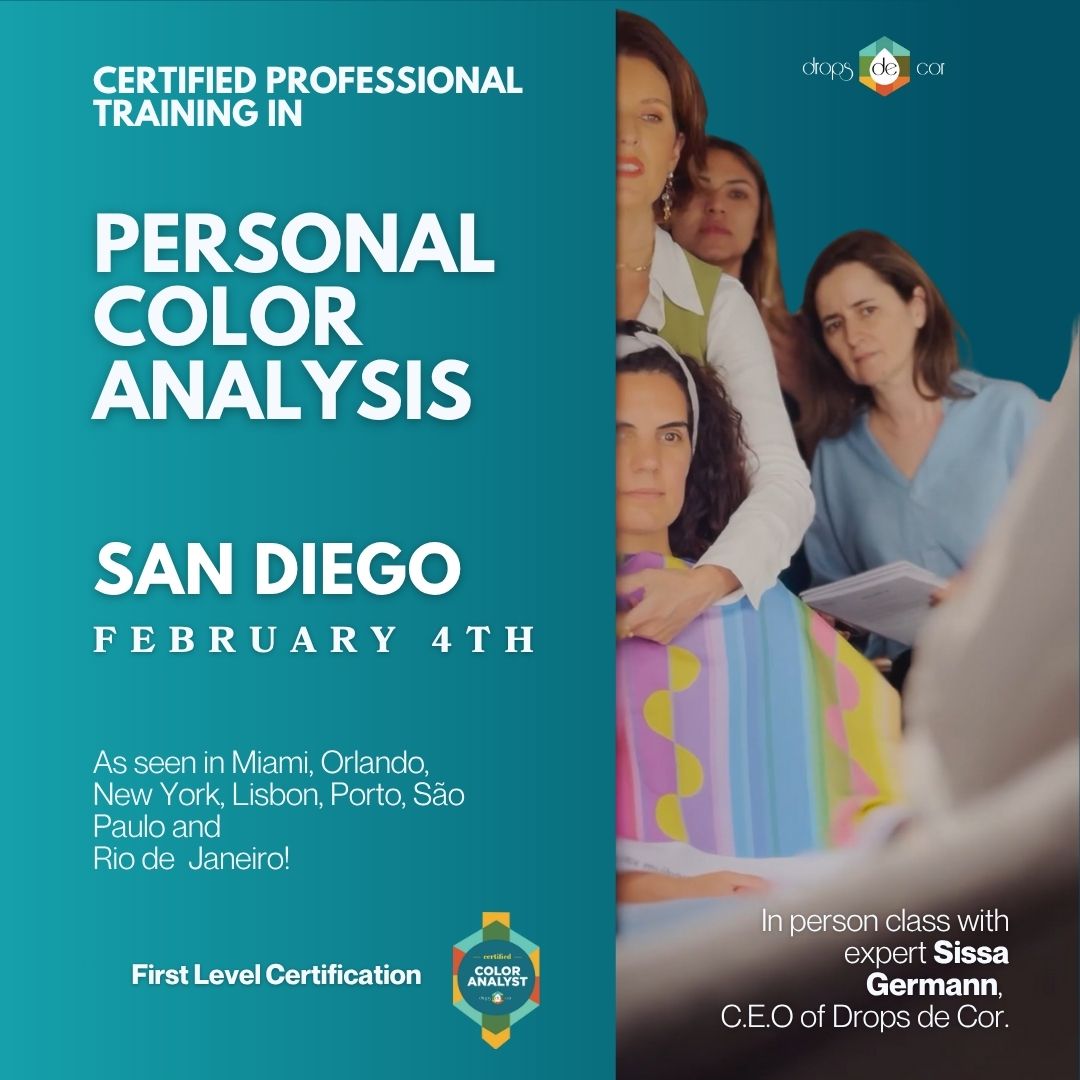 7 - Color Analysis In Person Training Course - San Diego - February 4th