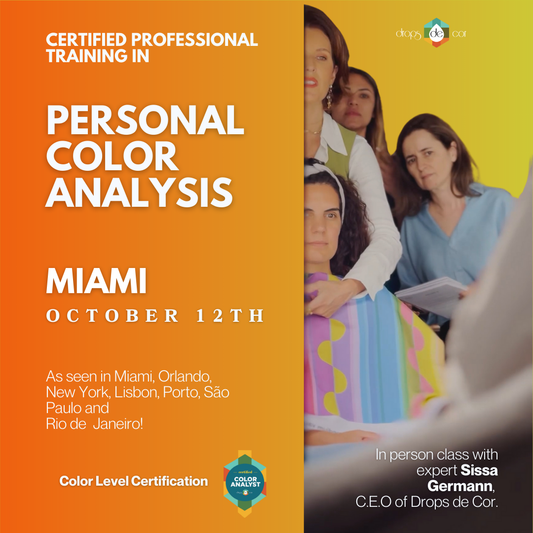 6. Color Analysis In Person Training Course - Miami October 12th