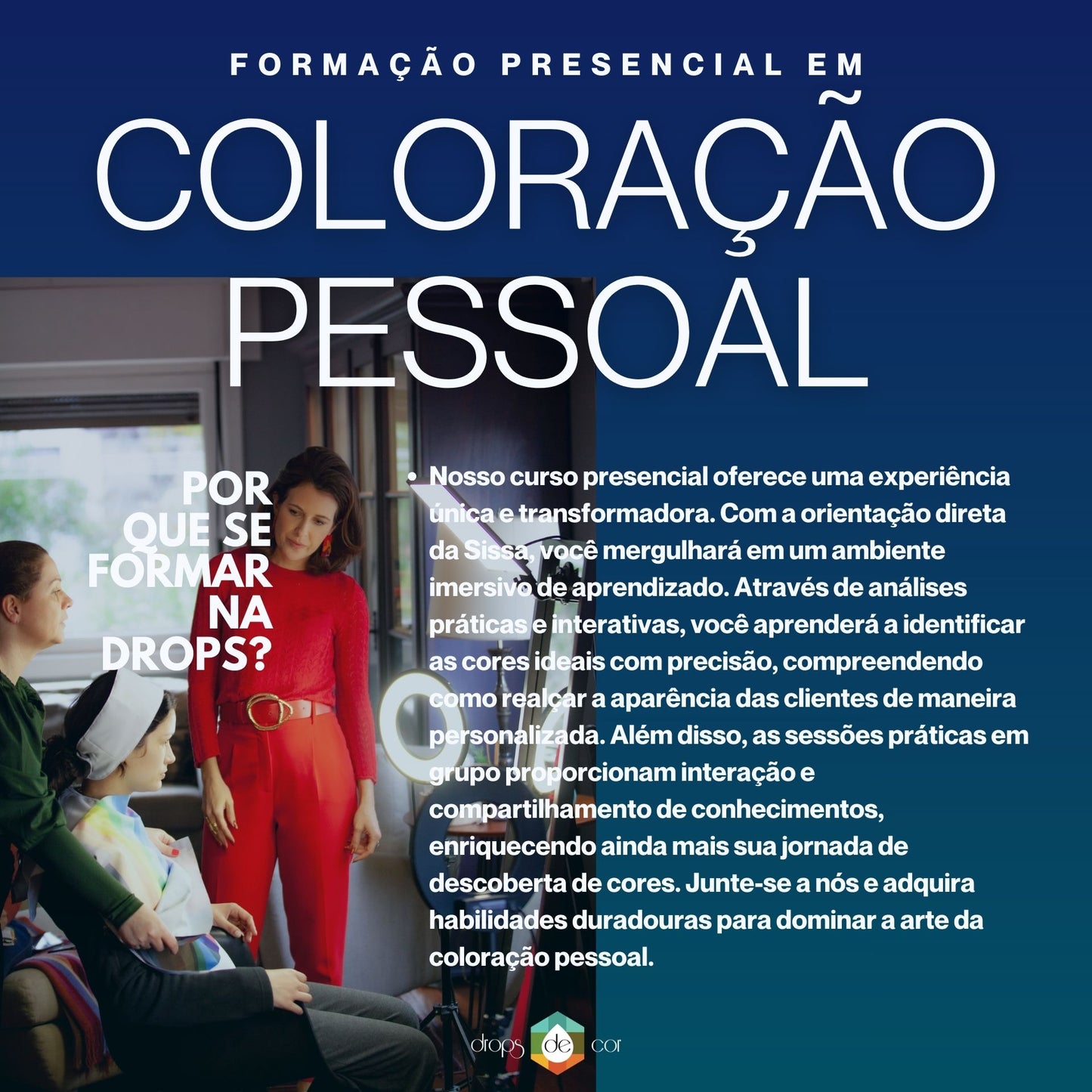 Lisboa - Curso de Formação em Análise de Coloração Pessoal - 21 de Junho
