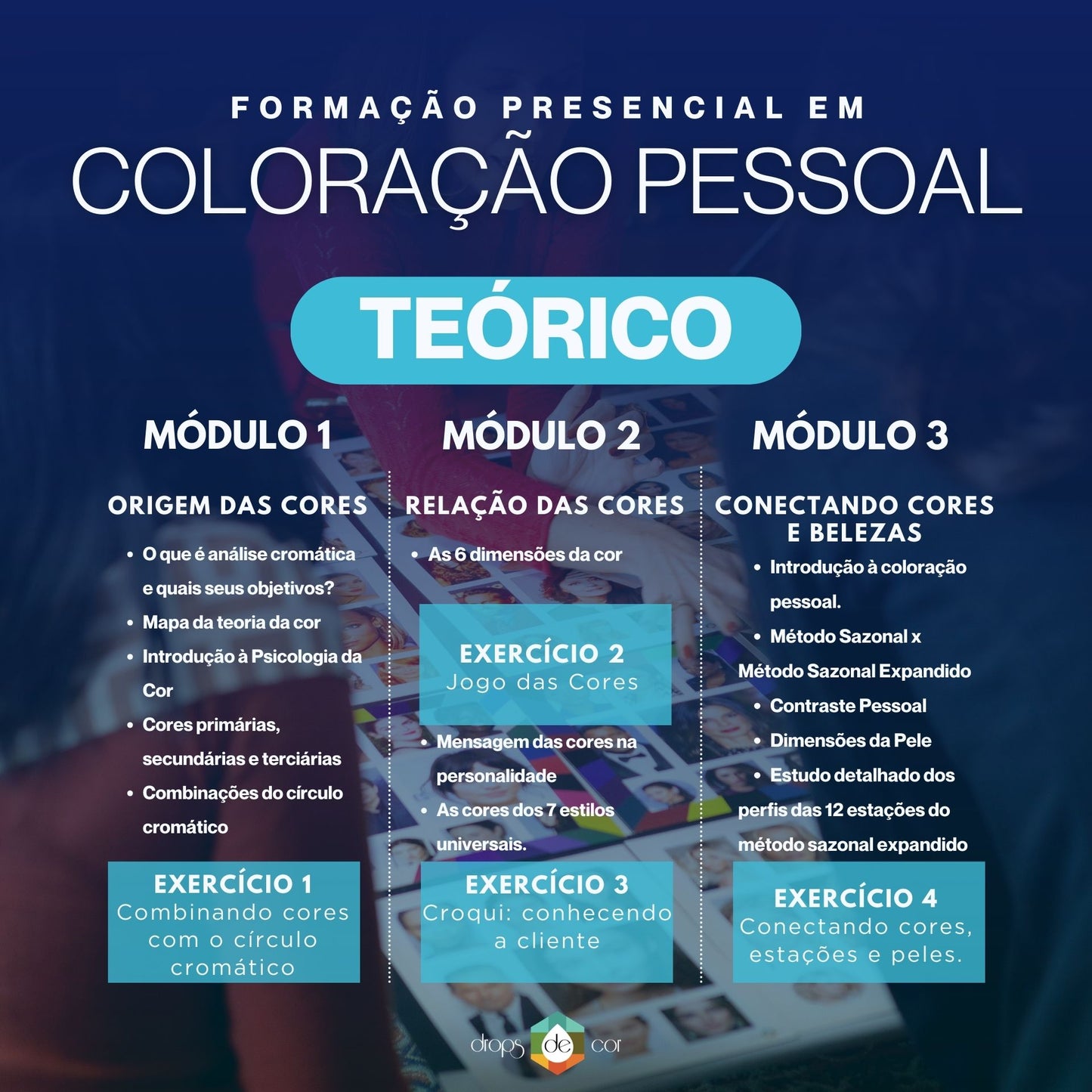 Lisboa - Curso de Formação em Análise de Coloração Pessoal - 21 de Junho