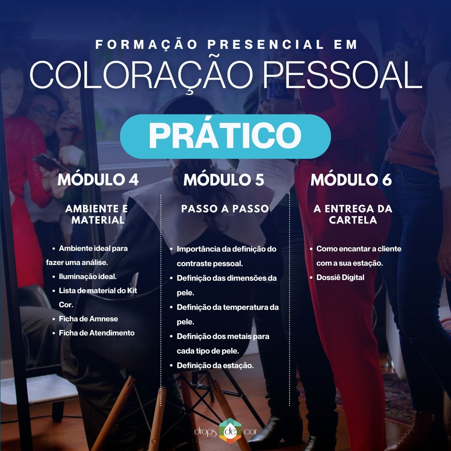 Lisboa - Curso de Formação em Análise de Coloração Pessoal - 21 de Junho