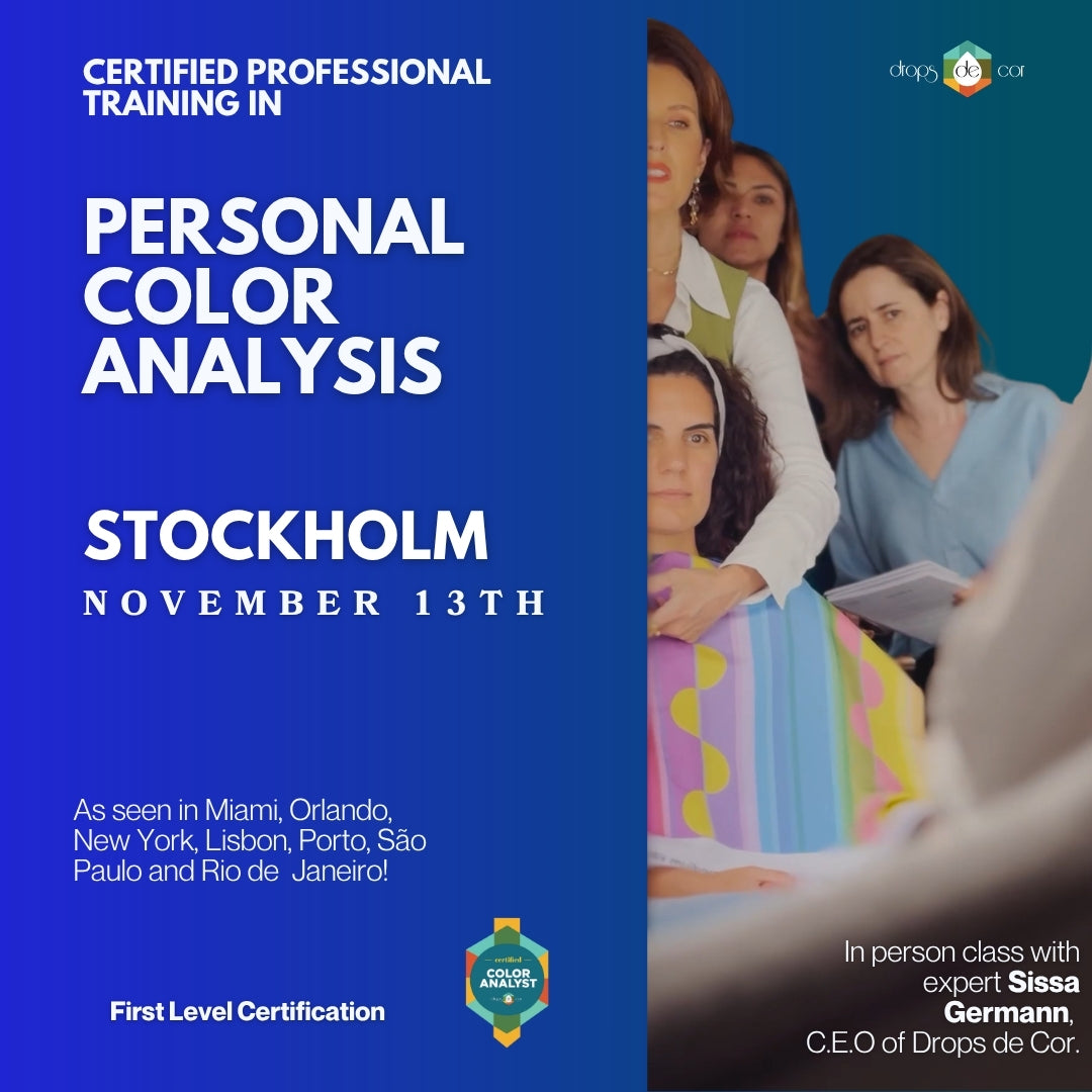Color Analysis In Person Training Course - Stockholm - November 13th