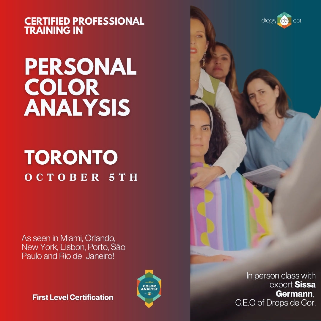Color Analysis In Person Training Course - Toronto - October 5th
