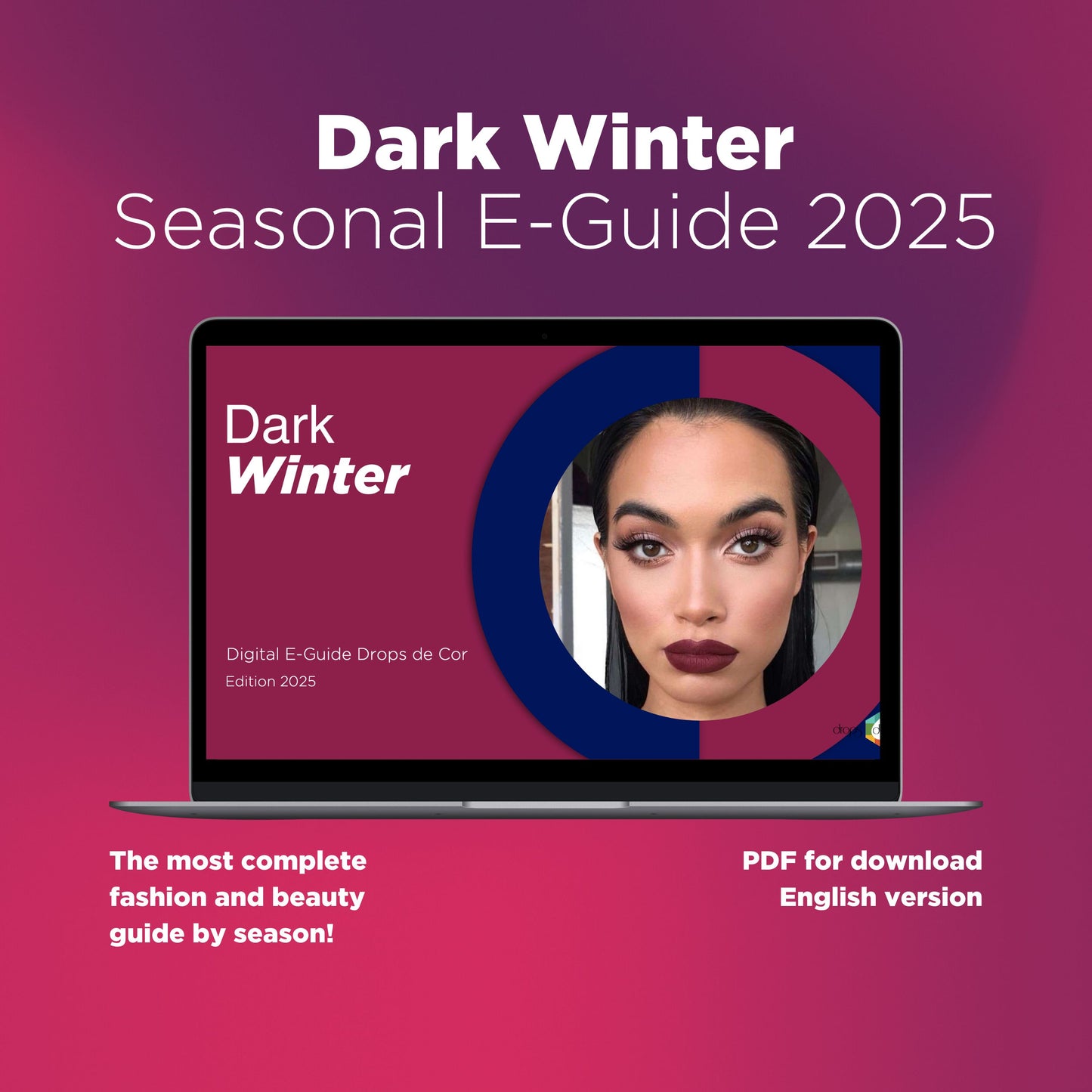 Seasonal Color Analysis E-Guide - Dark Winter - English