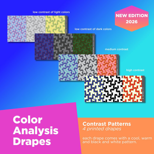 Contrast Print Drapes Set- With Temperature