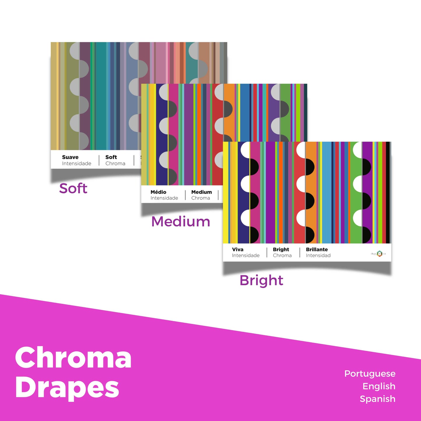 Drapes Set - Dimensions -  9 drapes