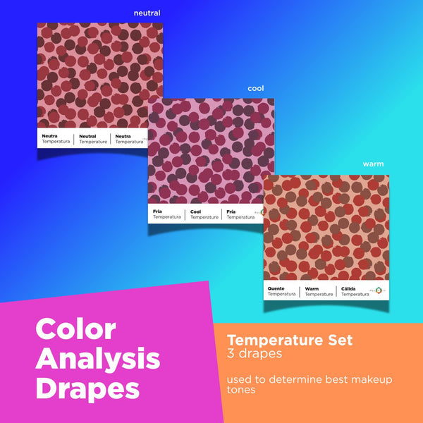 Juego de cortinas de temperatura 