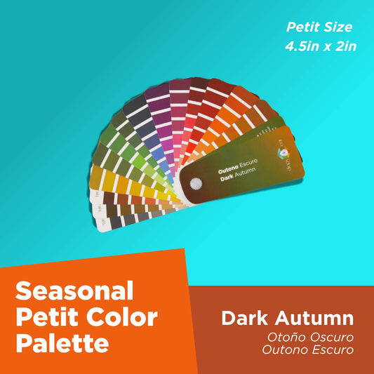 Seasonal Color Analysis Palette Petit - Dark Autumn