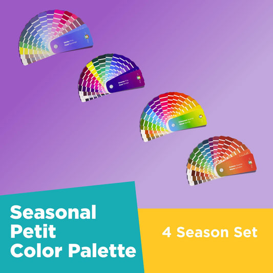 Paleta de colores brillantes de invierno