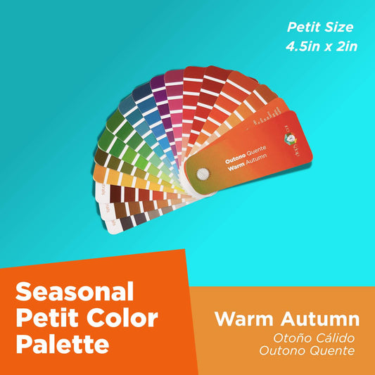 Seasonal Color Analysis Palette Petit - Warm Autumn
