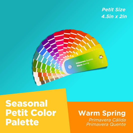 Seasonal Color Analysis Palette Petit - Warm Spring