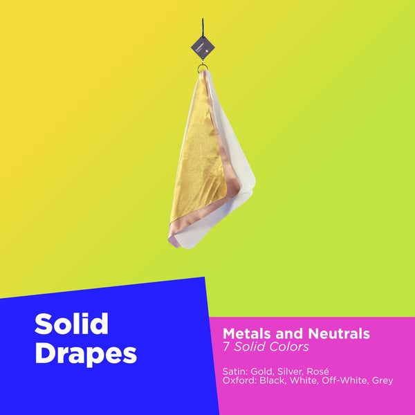 Conjunto de sólidos - Metales y neutros - para análisis de color 