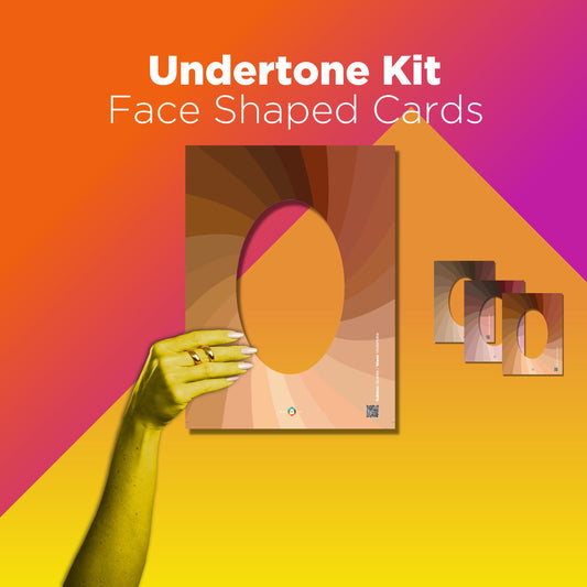 Undertone Face Shaped Cards Set