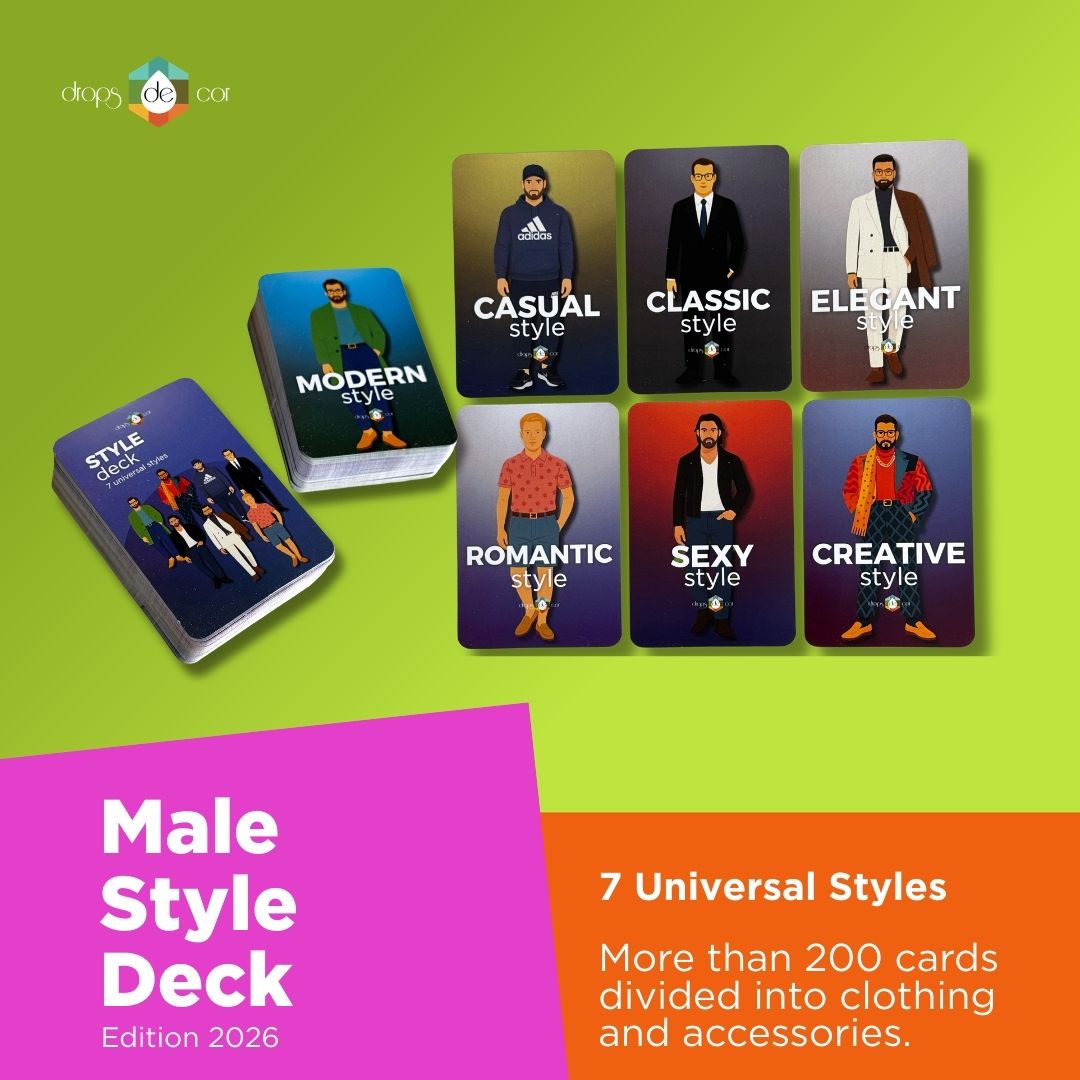 Baraja de estilos - Masculino - 7 estilos universales