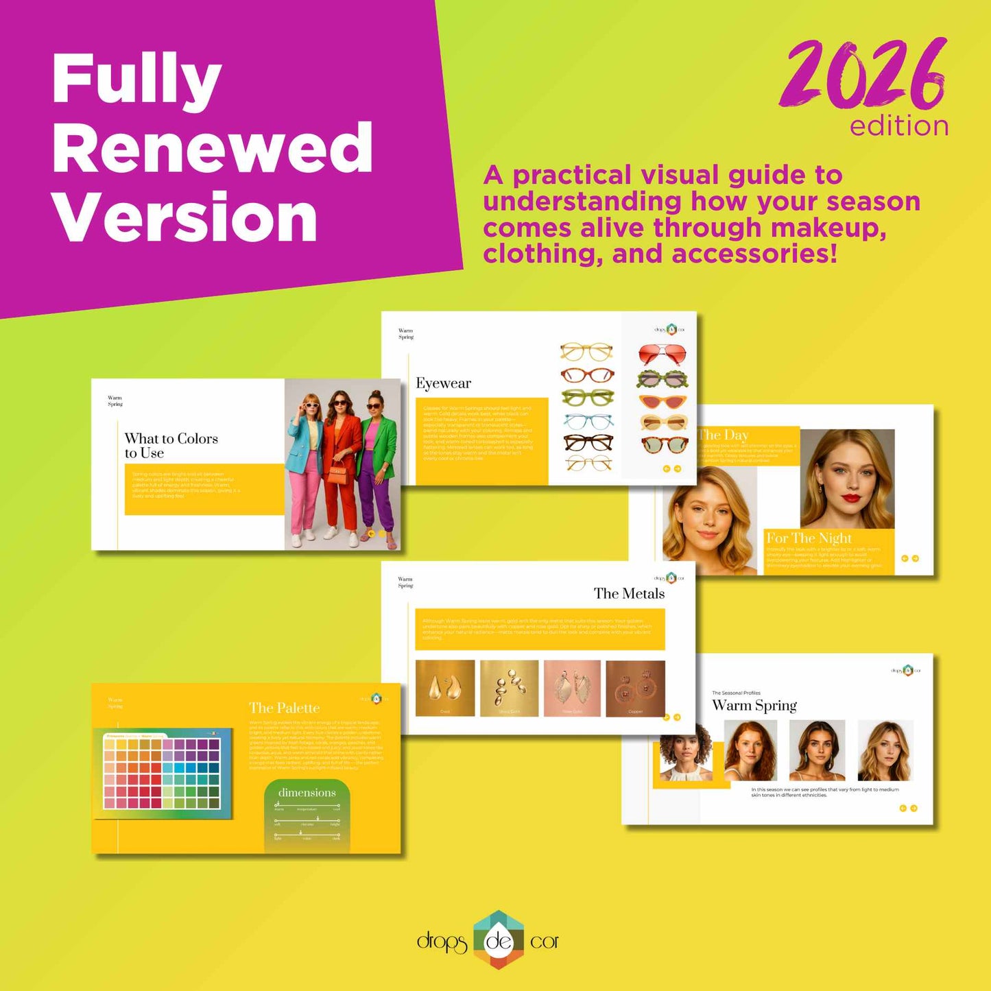 Tu conjunto de colores - Otoño cálido