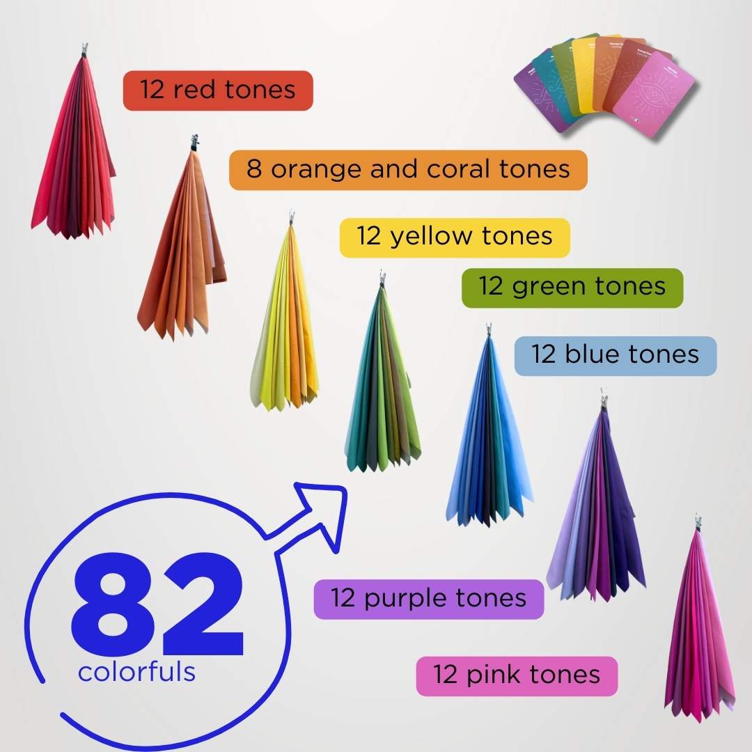 Combinación de colores: Juego de cortinas Pantone + Color Oracle