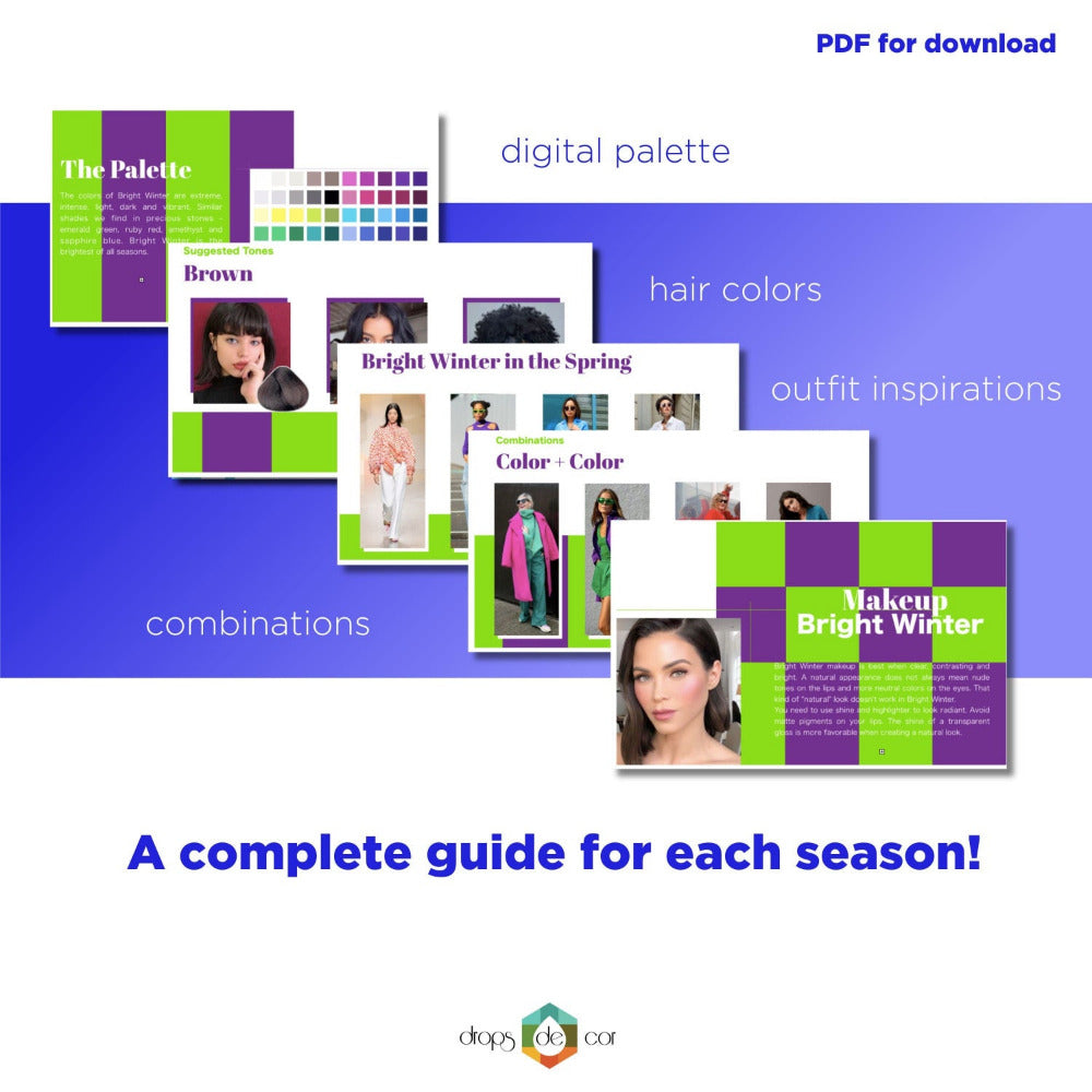 Complete guide for your season of Personal COlor Analysis