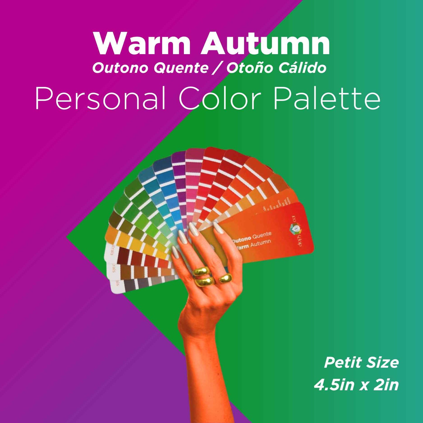 Seasonal Color Analysis Palette Petit - Warm Autumn