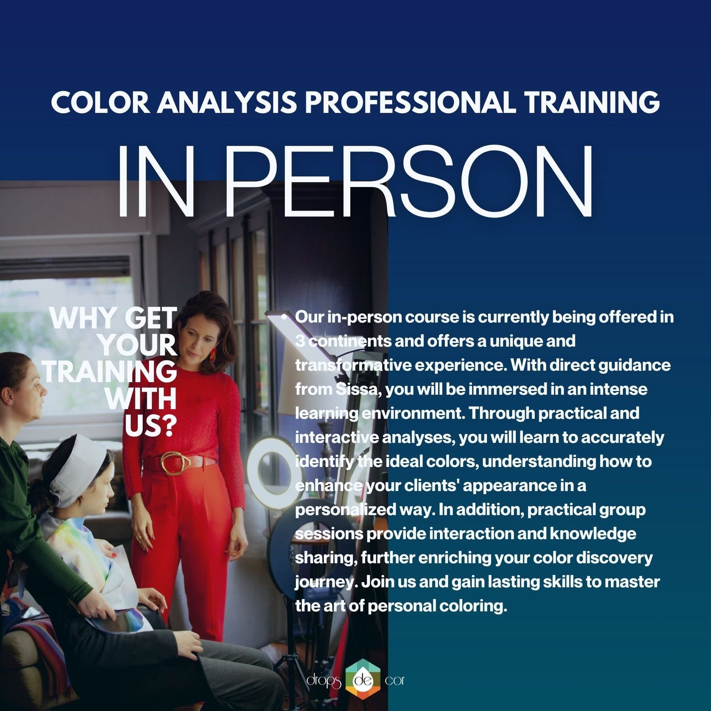 Color Analysis In Person Training Course - Stockholm - November 13th