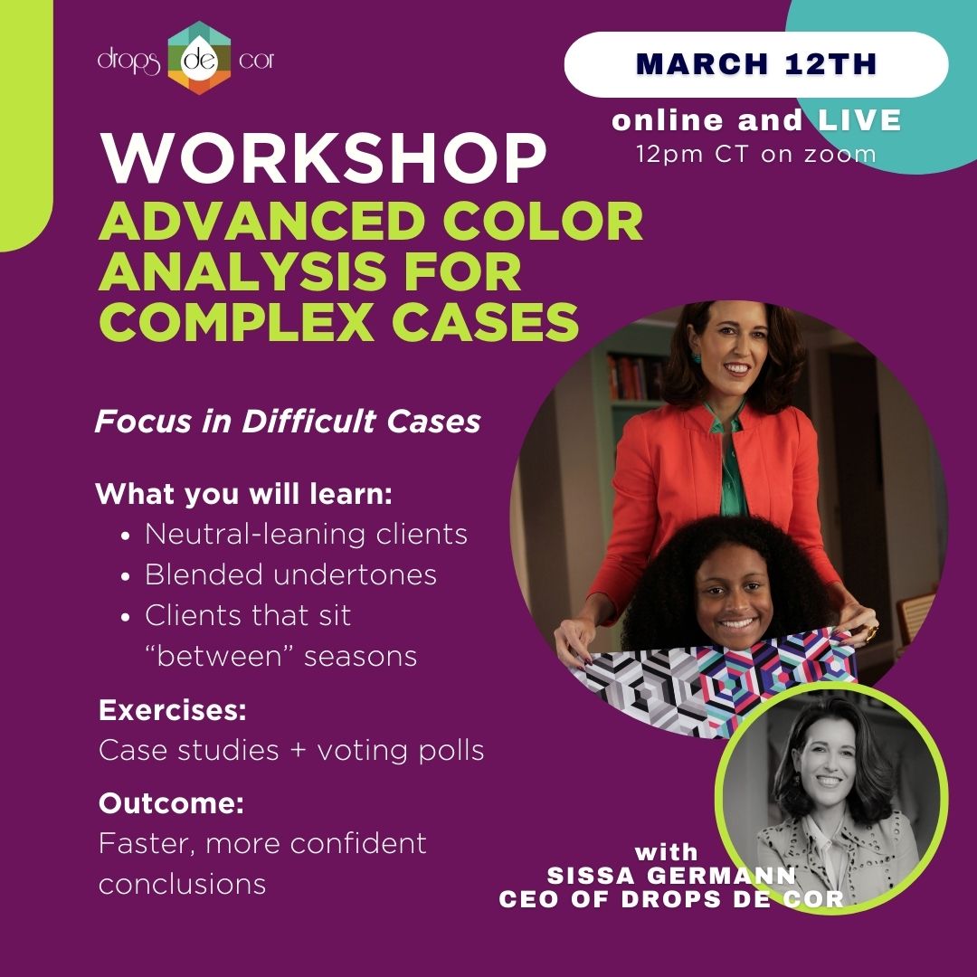 live workshop in color analysis