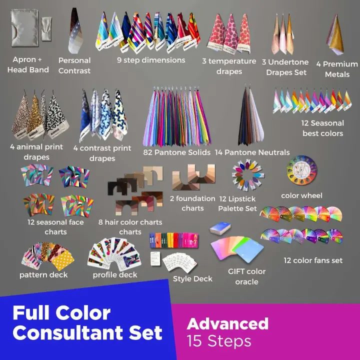 Full Color Consultant Set, Advanced, 15 steps