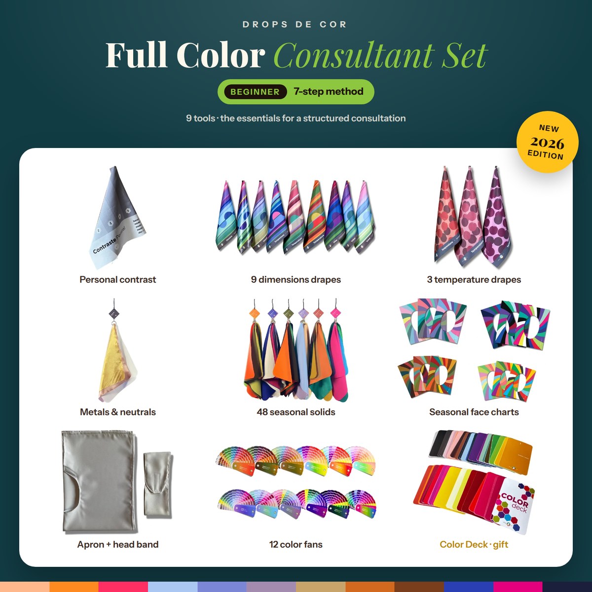 Full Color Consultant Set, Beginner, 7 steps