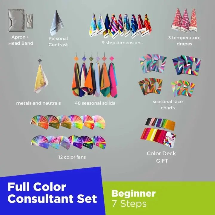 Full Color Consultant Set, Beginner, 7 steps
