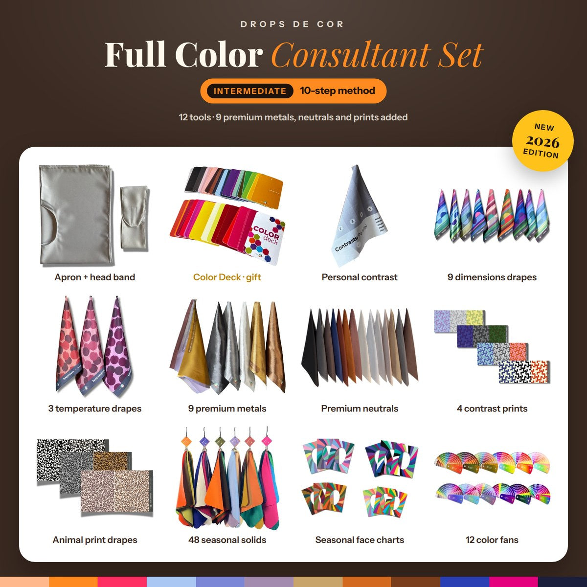 Full Color Consultant Set, Intermediate, 10 steps