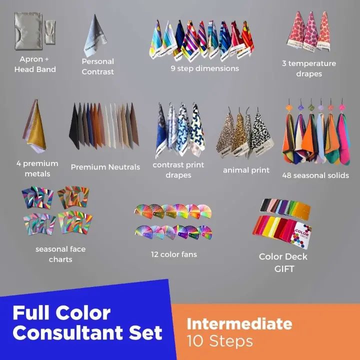 Full Color Consultant Set, Intermediate, 10 steps